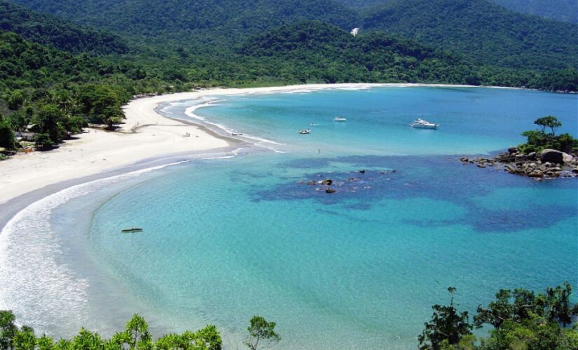 Praia dos Castelhanos, em Ilhabela