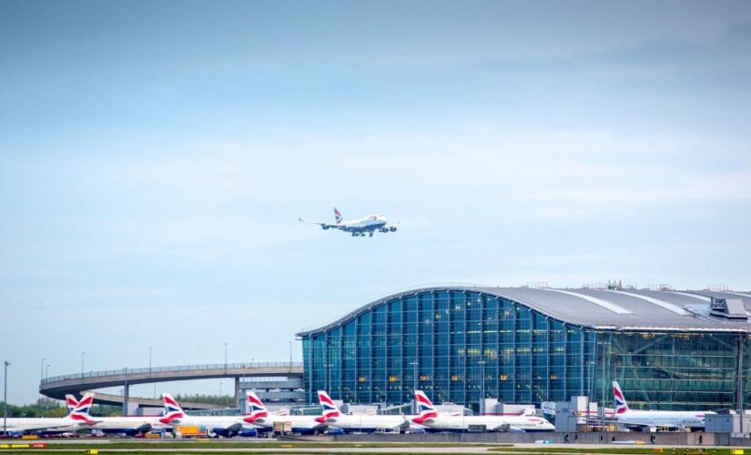 Aeroporto Internacional de Londres, um dos mais movimentados 