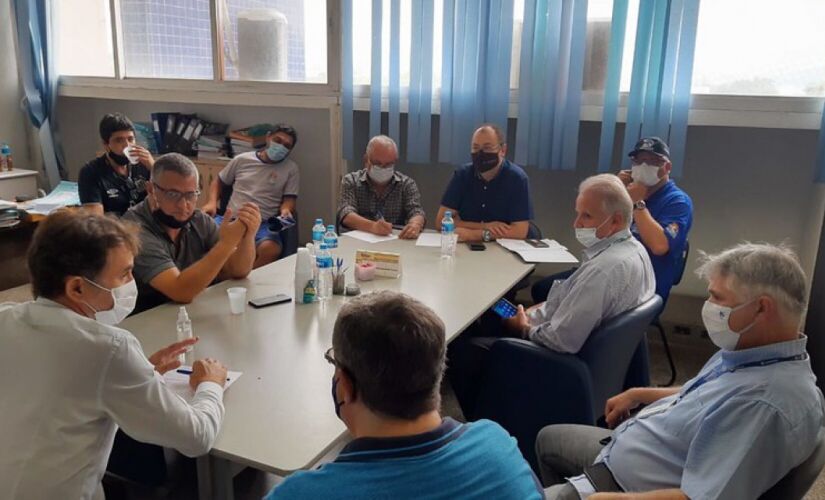 Reunião sobre obras da Sabesp no Túnel Juscelino Kubitschek