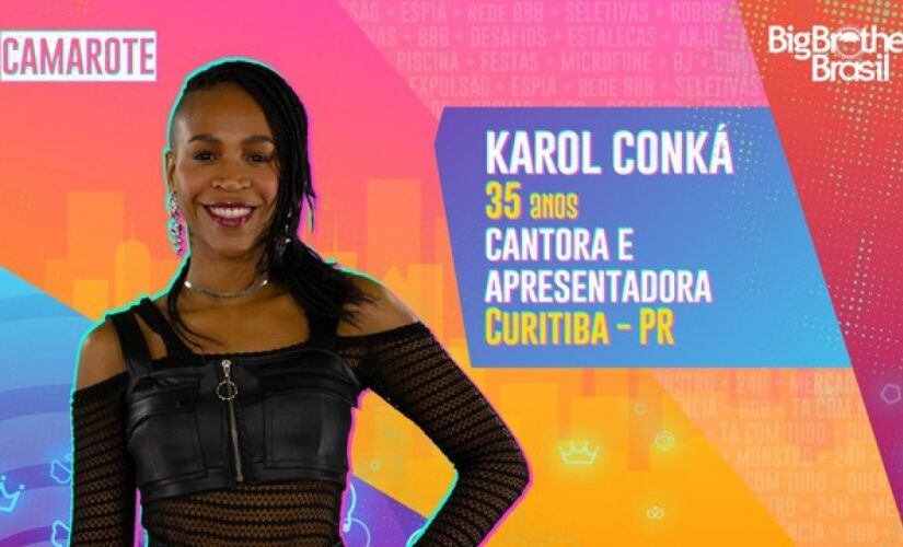 Karol Conká é confirmada no BBB21