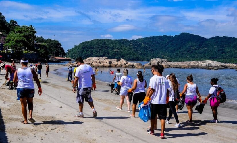 Imagem de uma campanha realizada em 2018, em São Vicente