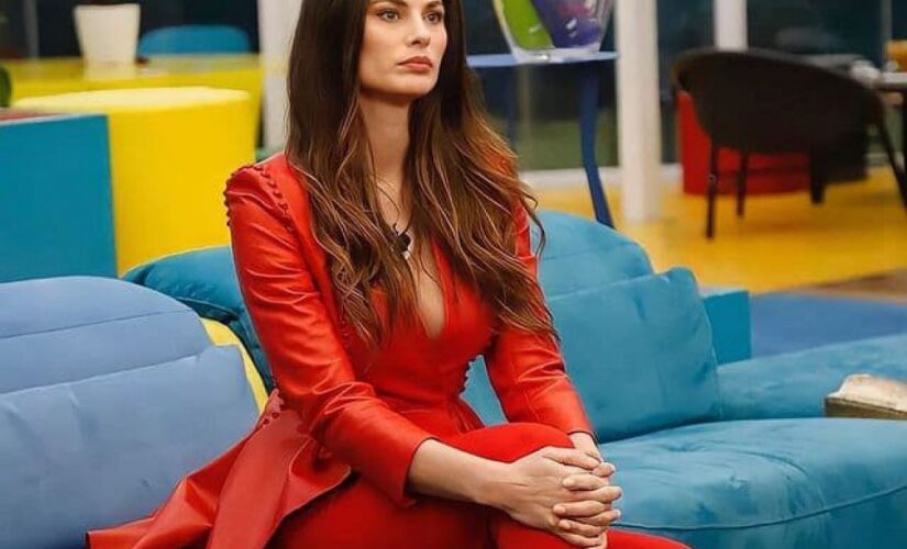A brasileira Dayane Mello, finalista do Grande Fratello VIP, o Big Brother italiano