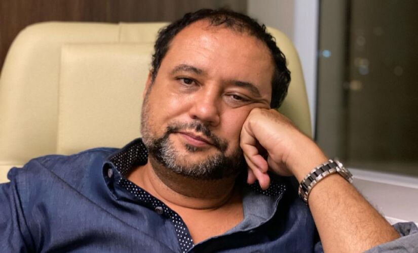 O apresentador Geraldo Luís é um dos convidados do programa The Noite (SBT) com Danilo Gentili que irá ao ar nesta quinta-feira (29)
