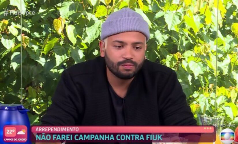 Na manhã desta quarta-feira, 17, o rapper esteve no Mais Você, para um café da manhã 