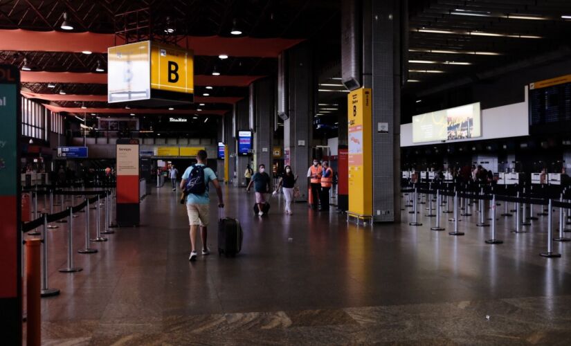 Aeroporto de Cumbica, em Guarulhos, na região metropolitana de SP