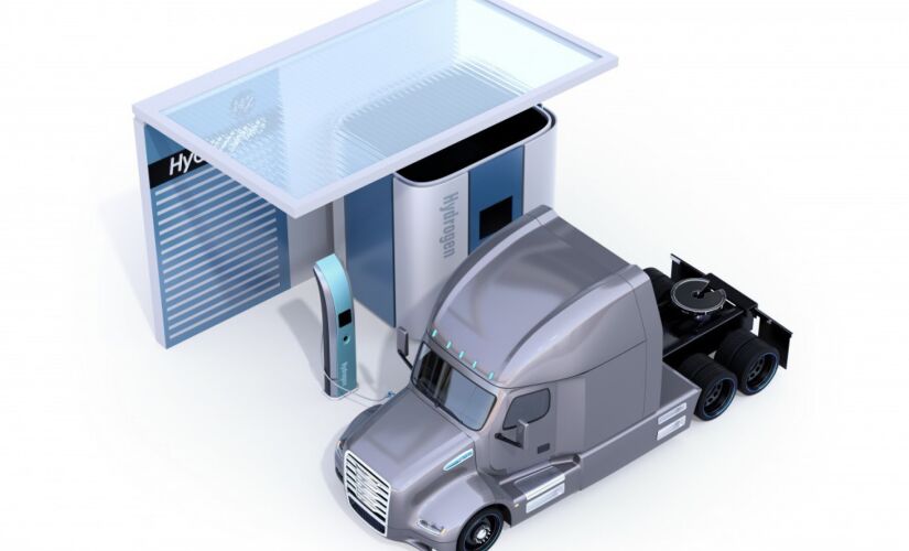 Indústria preparam truck movido a hidrogênio 