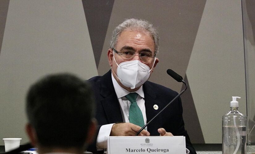 Marcelo Queiroga durante depoimento na CPI da Covid 