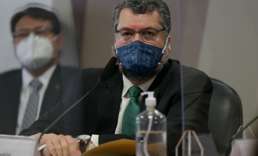 O ex-chanceler Ernesto Araújo prestou depoimento na CPI da Covid nesta terça-feira