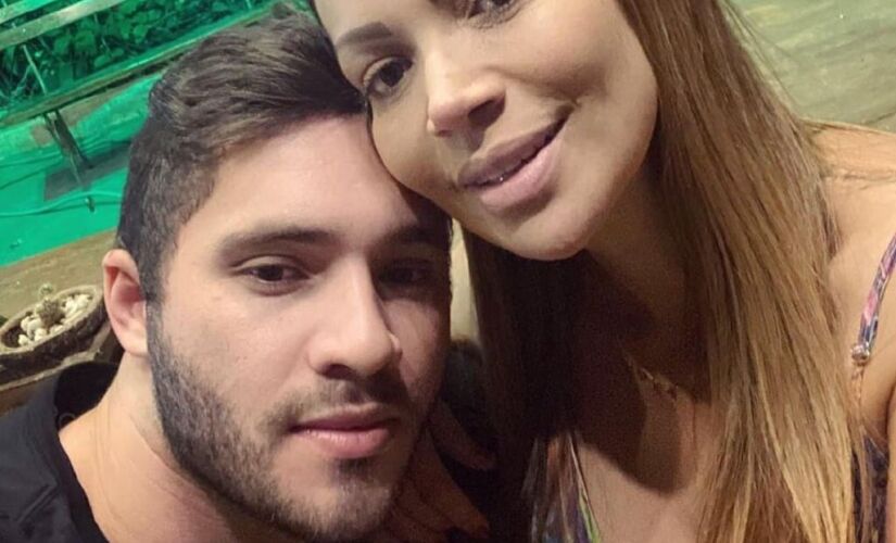 Cantora Solange Almeida e o marido Monilton Moura