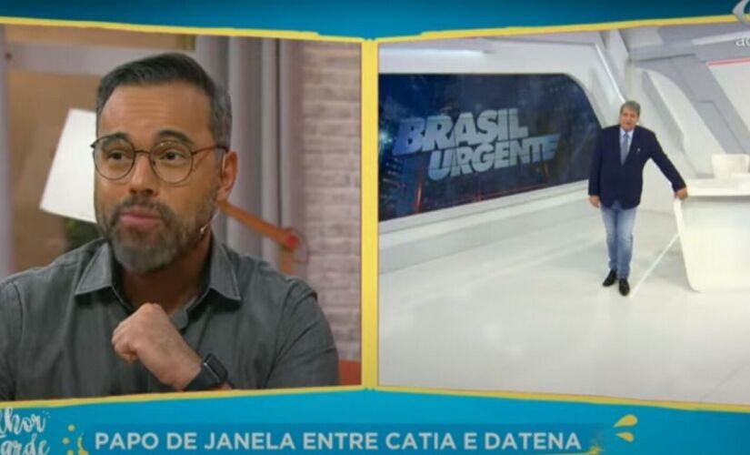 Datena banca cupido, mas tenta arrumar namorada para jornalista gay