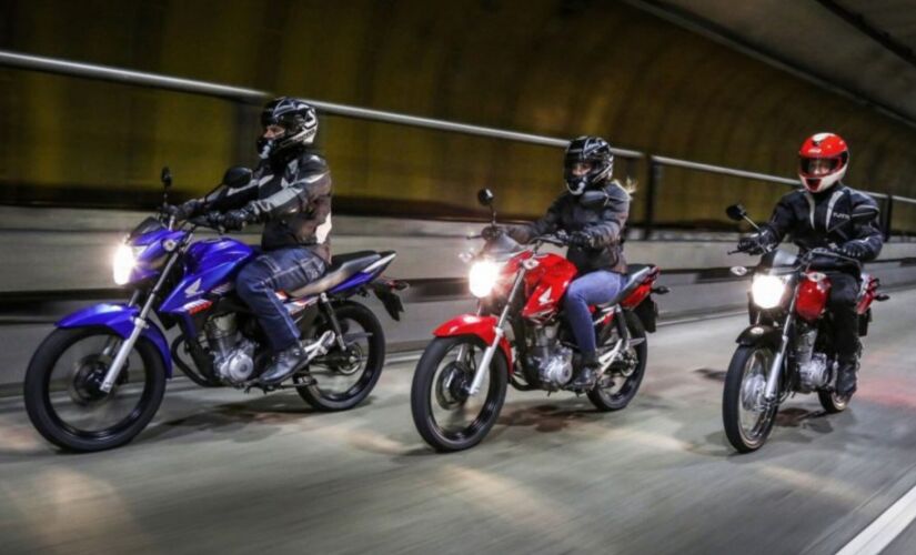 Motocicletas Honda CG 160, o veículo motorizado mais vendido do país