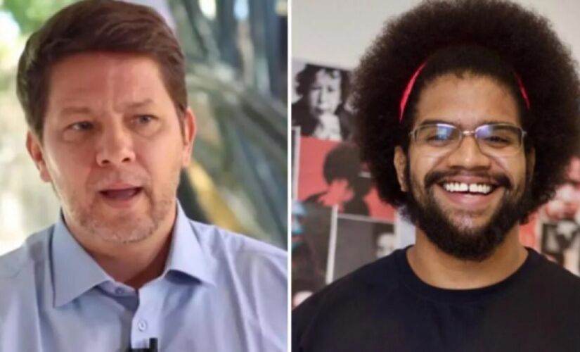 Mario Frias, secretário especial da Cultura do governo, e Jones Manoel, historiador pernambucano
