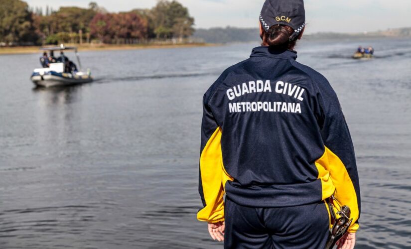 Cerimônia de entrega de barcos e drones para a GCM de São Paulo