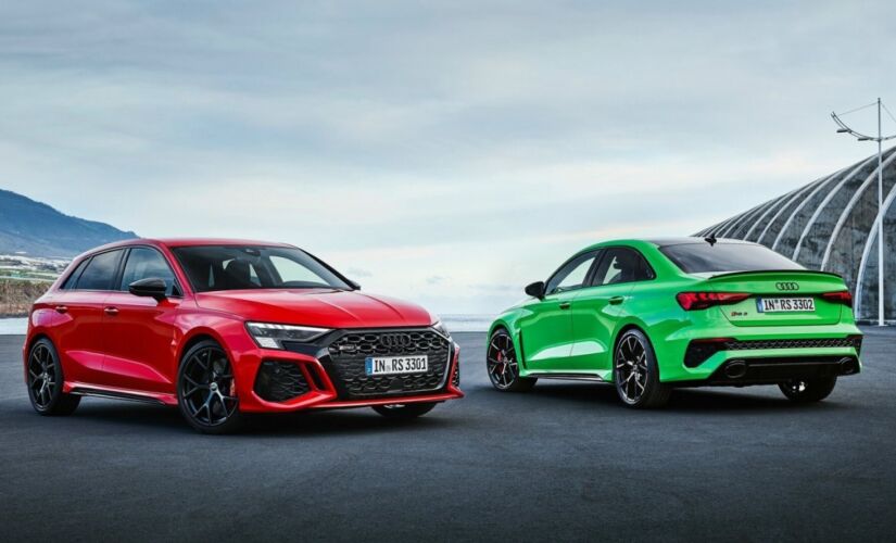 Audi RS3 Sportback 2022 e Audi RS3 2022 sedã devem chegar este ano na Europa e em 2022 no Brasil
