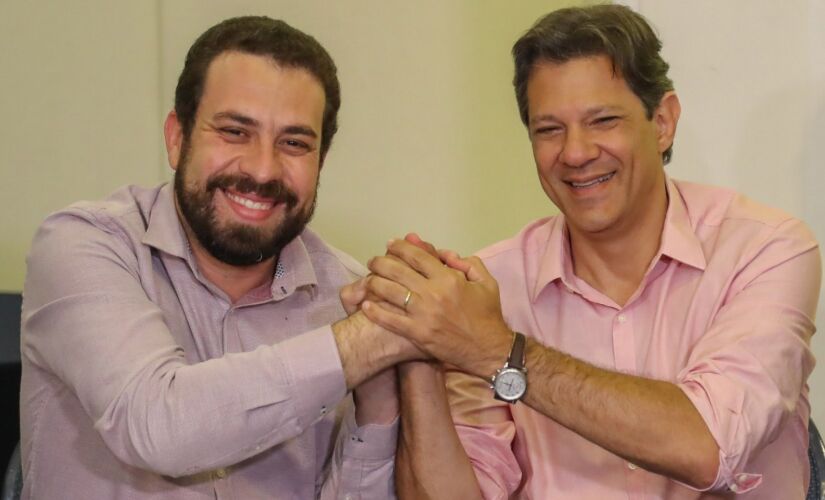 Guilherme Boulos e Fernando Haddad