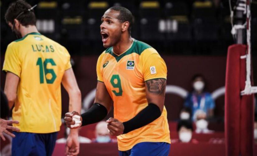 Brasil vence Japão e avança às semifinais no vôlei masculino