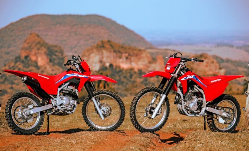 Honda CRF 250F 2022 tem preço público sugerido de R$ 17.550, base Distrito Federal, sem despesas com frete ou seguro