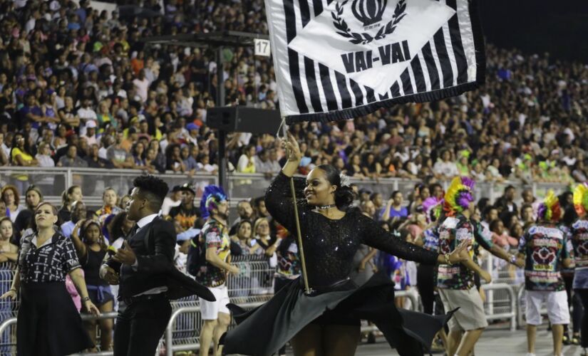 Ensaio técnico da escola de samba Vai Vai, no sambódromo do Anhembi