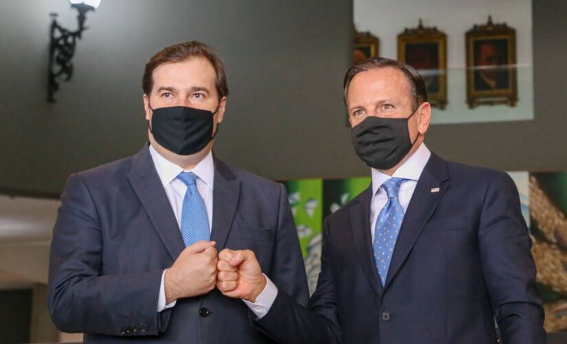 Rodrigo Maia e João Doria
