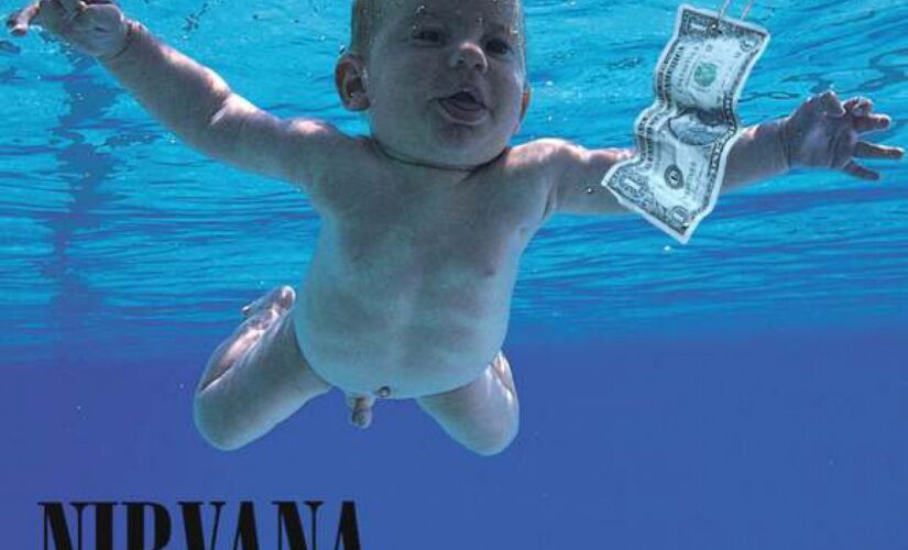 A capa do álbum ‘Nevermind’, da banda Nirvana.