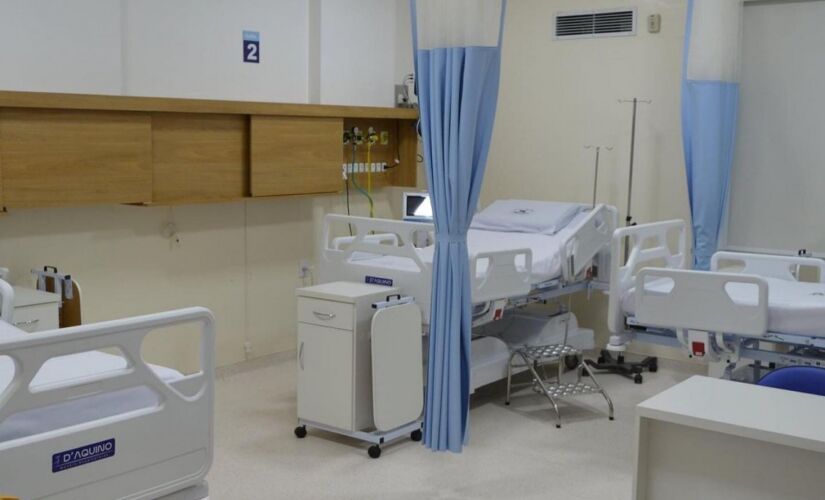 Leitos de UTI vazios em hospital da Grande SP