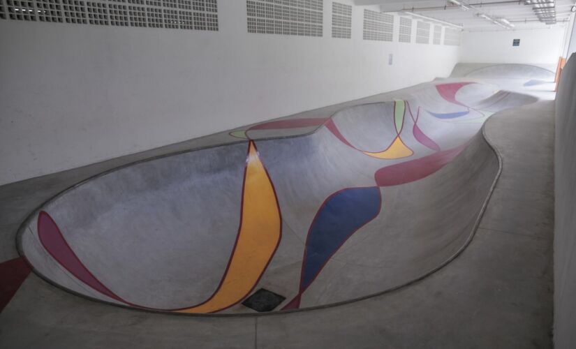 Piscine Station, localizado no bairro do Brás, foi o primeiro projeto com pista de skate da Gamaro Incorporadora
