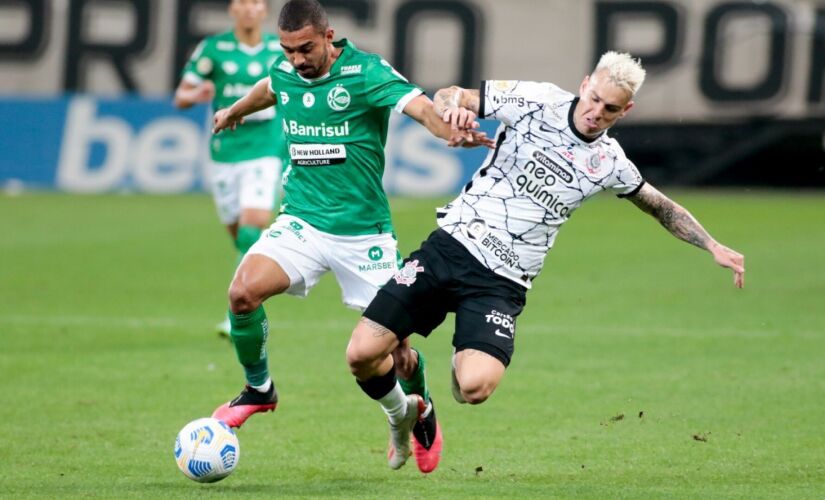Róger Guedes em sua estreia pelo Corinthians contra o Juventude
