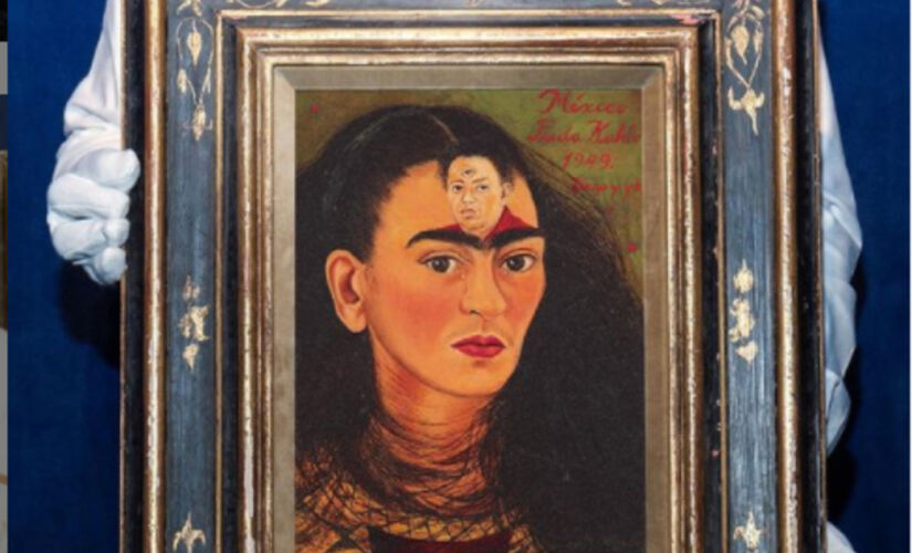 Batizado de "Diego e Eu", autorretrato, pintado em 1949, traz Frida com uma espécie de terceiro olho, no qual se vê Diego Rivera