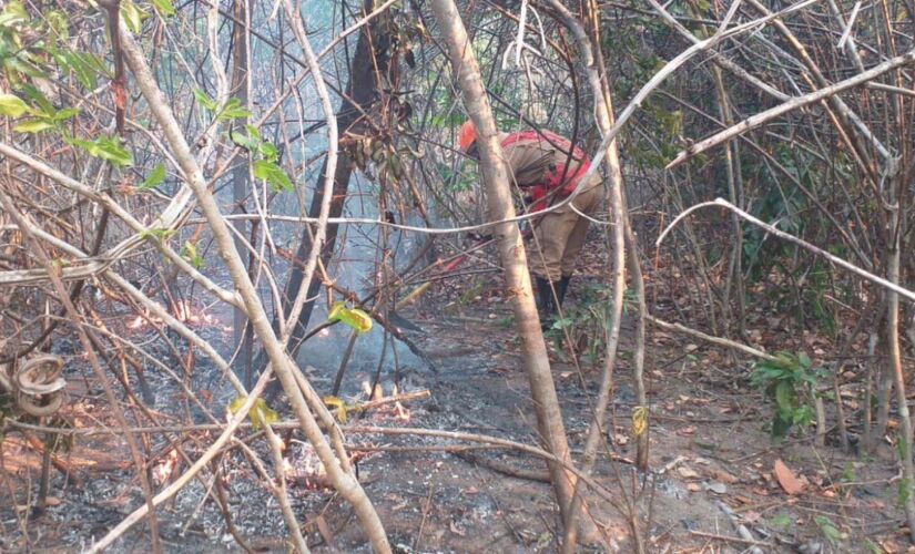Antes da chuva, a força-tarefa extinguiu seis incêndios na região