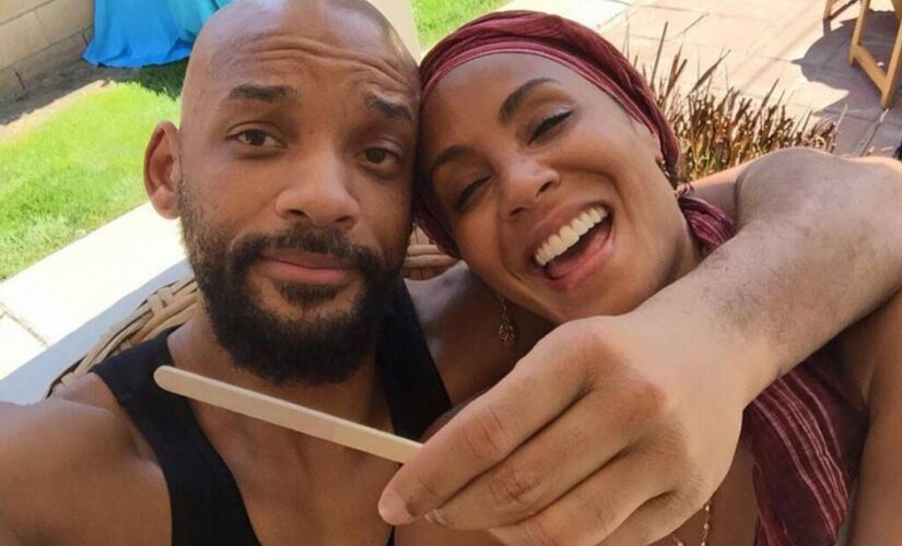 Will Smith com a Jada Pinkett 