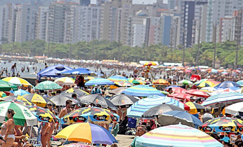 Praia na Baixada Santista