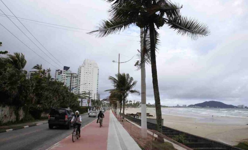 Guarujá tem atualmente uma rede cicloviária de 60 quilômetros