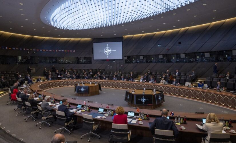 Reunião ministerial de defesa da OTAN em Bruxelas Bélgica