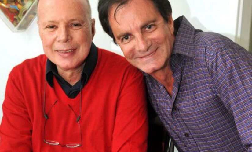 Gilberto Braga e o marido, Edgar Moura Brasil 