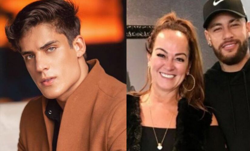 Tiago Ramos e Nadine Gon&ccedil;alves, m&atilde;e de Neymar Jr.