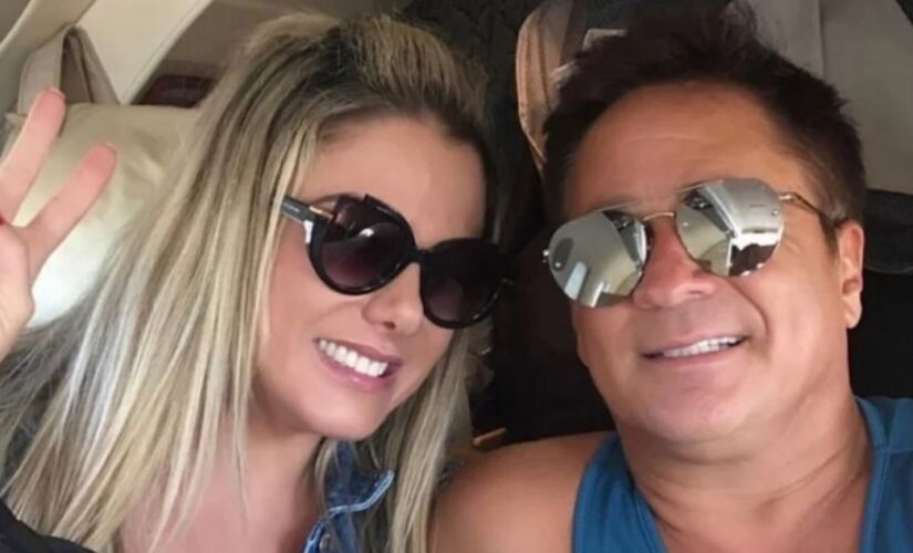 mulher do cantor Leonardo, a Poliana Rocha 
