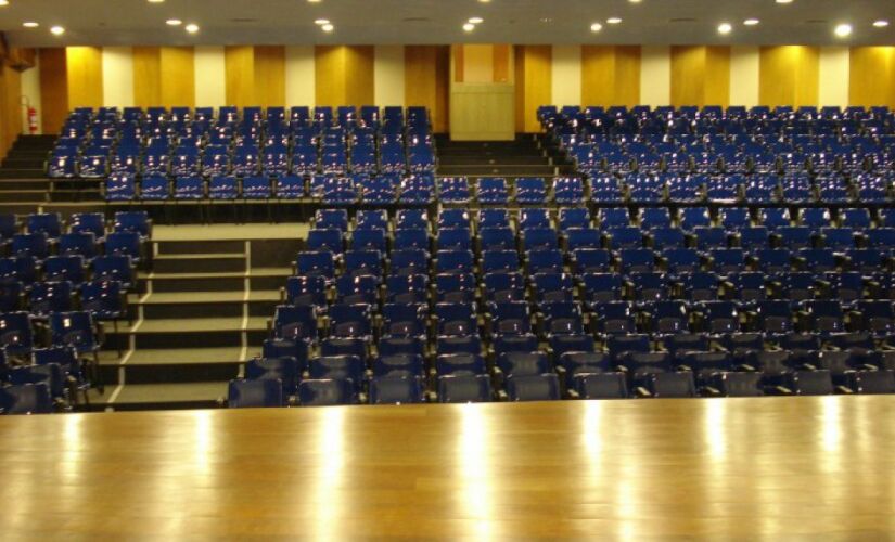 Auditório da UniPaulistana, na zona sul de São Paulo; instituição recebeu conceito 4 do Ministério da Educação - o máximo é 5.