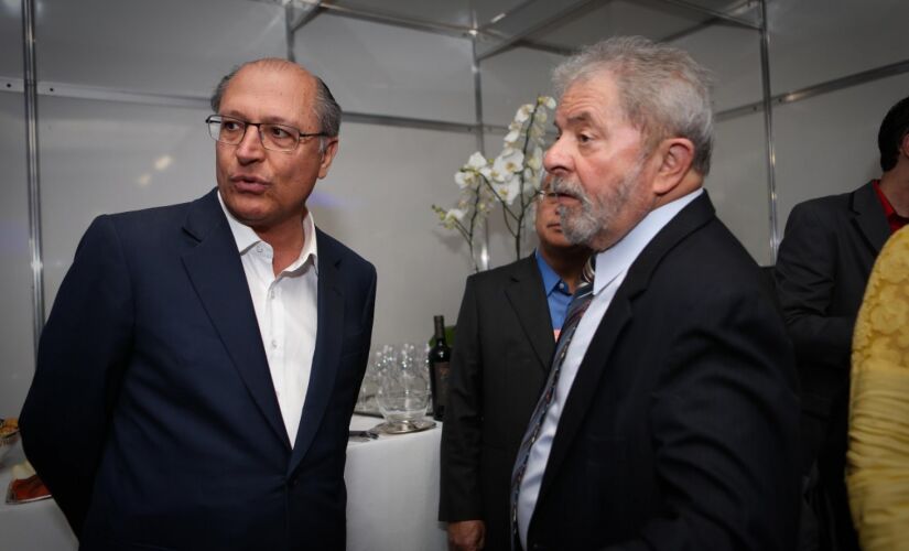 Geraldo Alckmin e o ex-presidente Lula