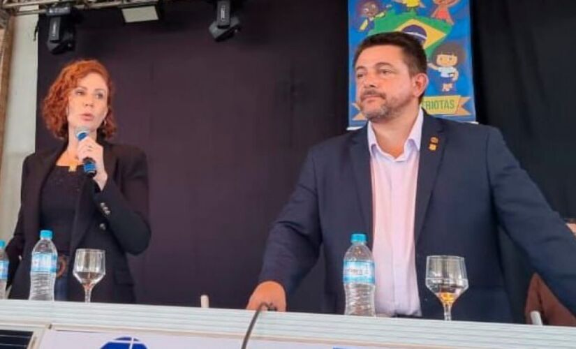 Carla Zambelli e Danilo Balas