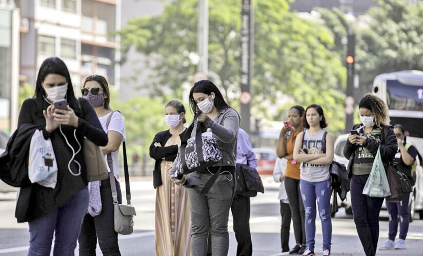 Movimenta&ccedil;&atilde;o de pessoas em S&atilde;o Paulo
