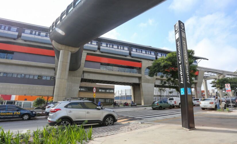  Estação Jardim Colonial da Linha 15-Prata do Metrô