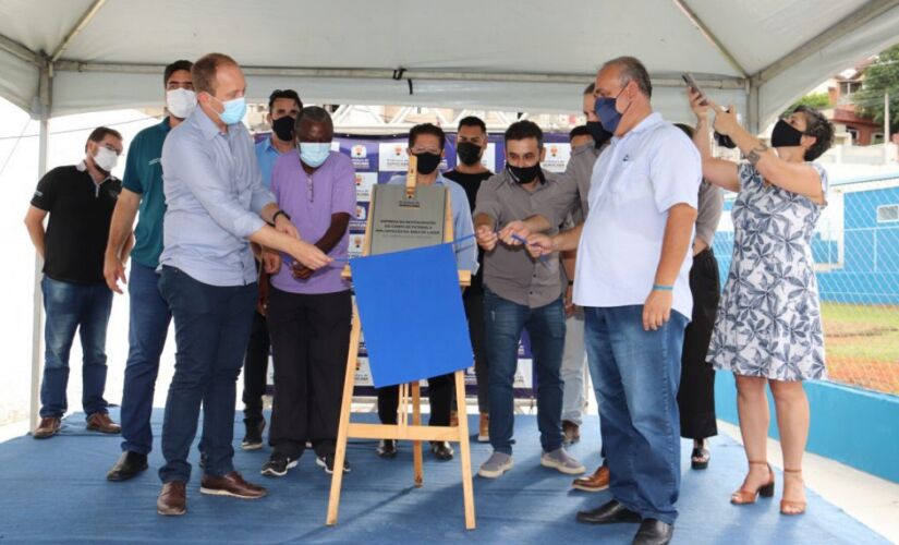 Entrega da área de lazer no Jardim Marco Antônio na última quinta