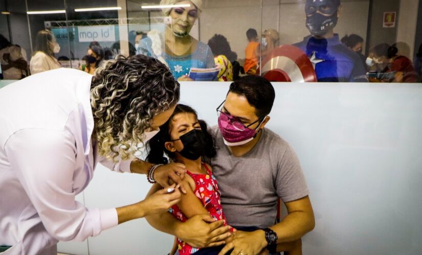 Vacina&ccedil;&atilde;o de crian&ccedil;as na capital paulista