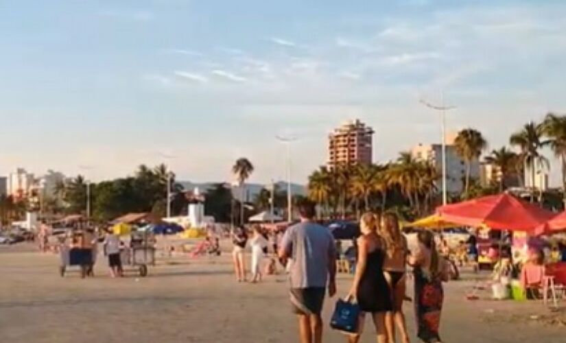 Praia da Enseada, em Guarujá