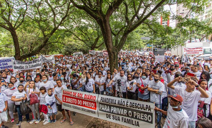 Manifestação por melhores condições no sistema carcerário do Brasil