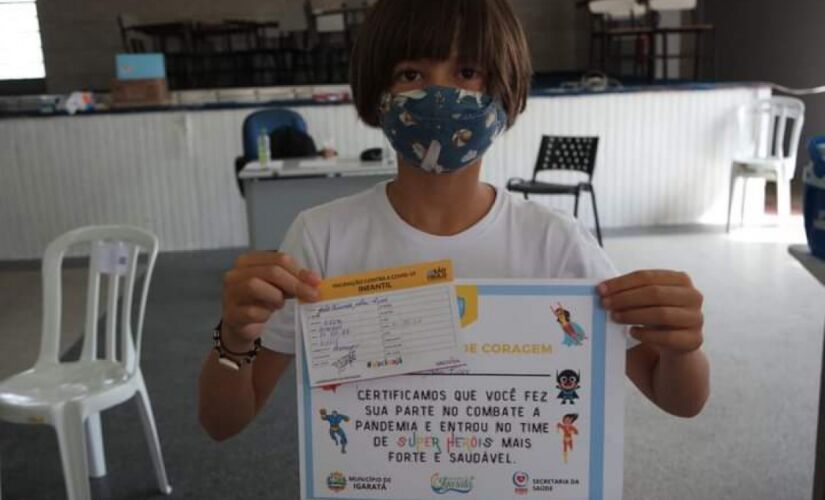 Igaratá já vacinou 84% da população infantil do município 