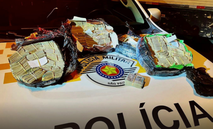 PM divulgou apreensão realizada no interior de SP