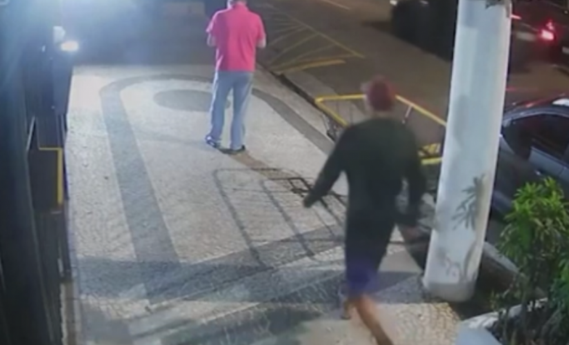 Vídeo mostra a ação ocorrida na segunda-feira