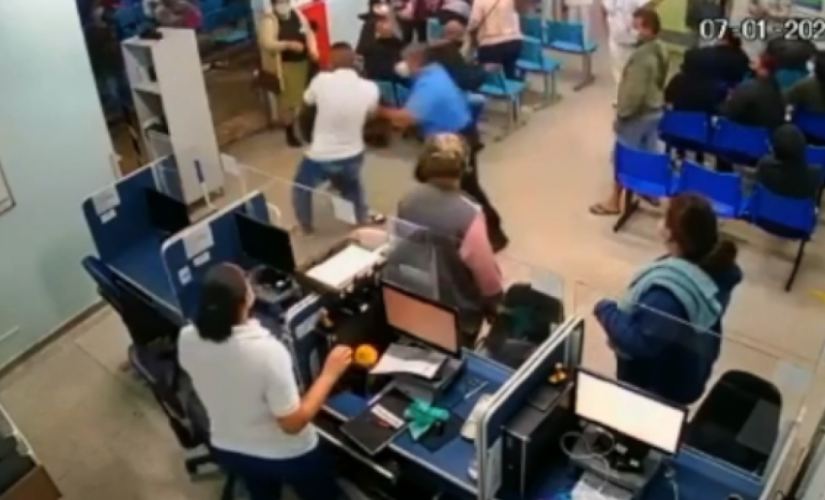 Após a agressão, o homem fugiu