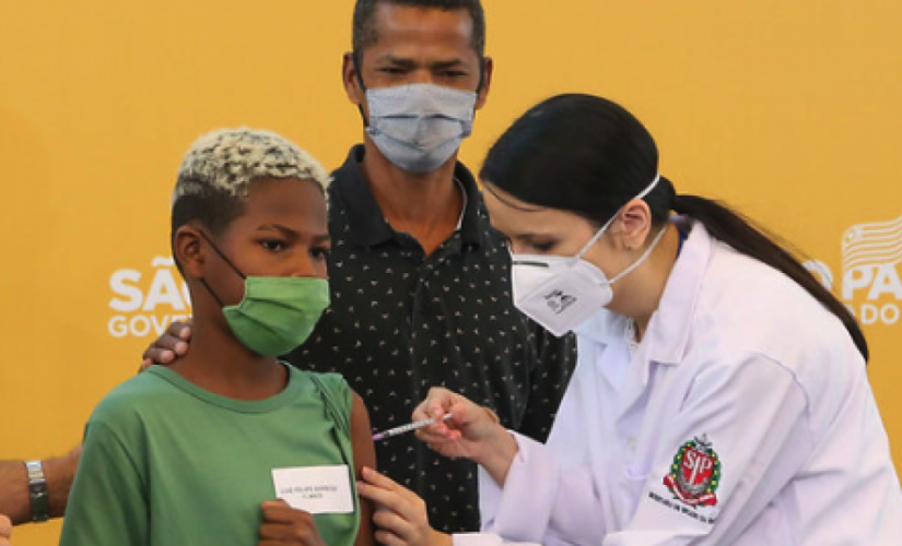Vacinação de crianças contra a Covid-19